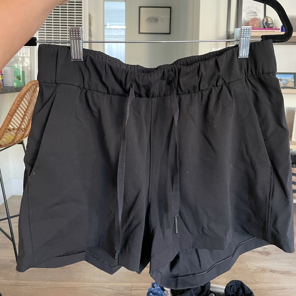 Lululemon draw string shorts.